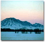 Bear Butte.  Near Sturgis High School